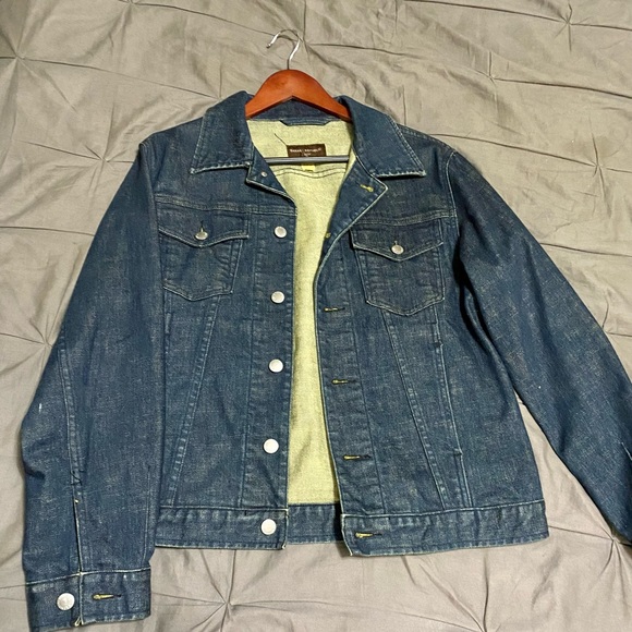 Banana Republic Dark Wash Blue Denim Jacket - Men’s Size Small - Picture 3 of 6